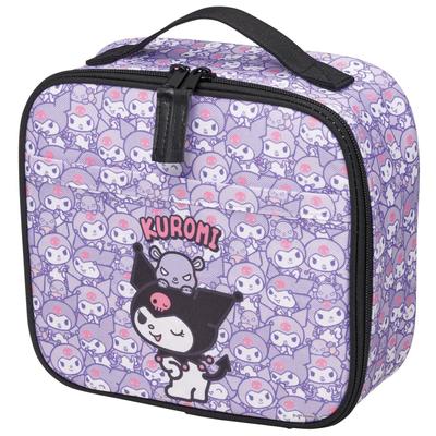 Lunchtasche. Kann Lunchbox und Wasserflasche zusammen transportieren. Kuromi Ushiro Shiro Sanrio. Hergestellt in Japan. Kinder. 3,4 l. KB34-A