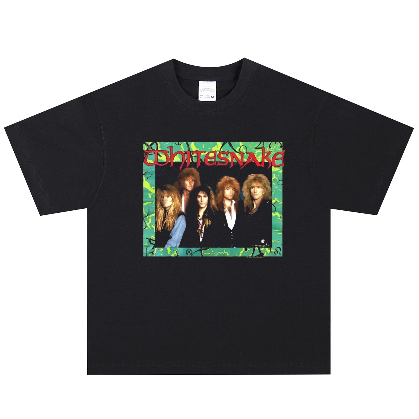 Whitesnake T-Shirt, Soft Fabric Casual Daily Wear XXL