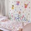 Flower and Butterfly Wall Sticker Pvc Wall Decals