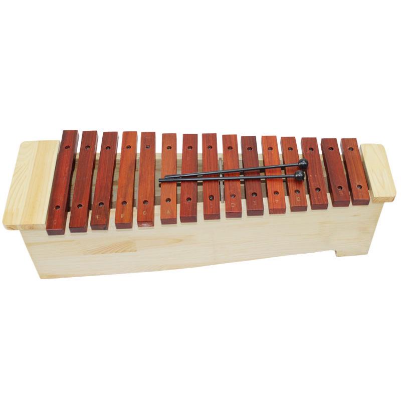 Orff 13-Tone Rosewood Box Xylophone for Music Classroom Teaching Aids