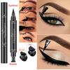 2-in-1 Seal Eyeliner Pen Quick-drying Non-smudging Waterproof Eyeliner Double Head Eyeliner Beauty