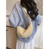 Simple Design Women's Plaid Hobos Shoulder Bag Versatile Female Nyl Crossbody Bags Travel Girls Underarm Bag Handbags Purse