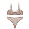 Summer lightweight French lace lingerie: underwired push-up bras and sexy, alluring bra sets that make a full bust appear smaller