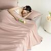 2025 New Bow Quilting Process Solid Color Simple Double Wash Silk Summer Quilt Summer Quilt Three-piece Set