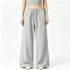 Fleece Women's Pants Solid Color Casual Versatile Wide-footed Pants Sweatpants Loose Outer Trousers