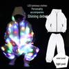 LED Leuchtender Hoodie: Buntes Blinkendes Disco Set mit Lichtern