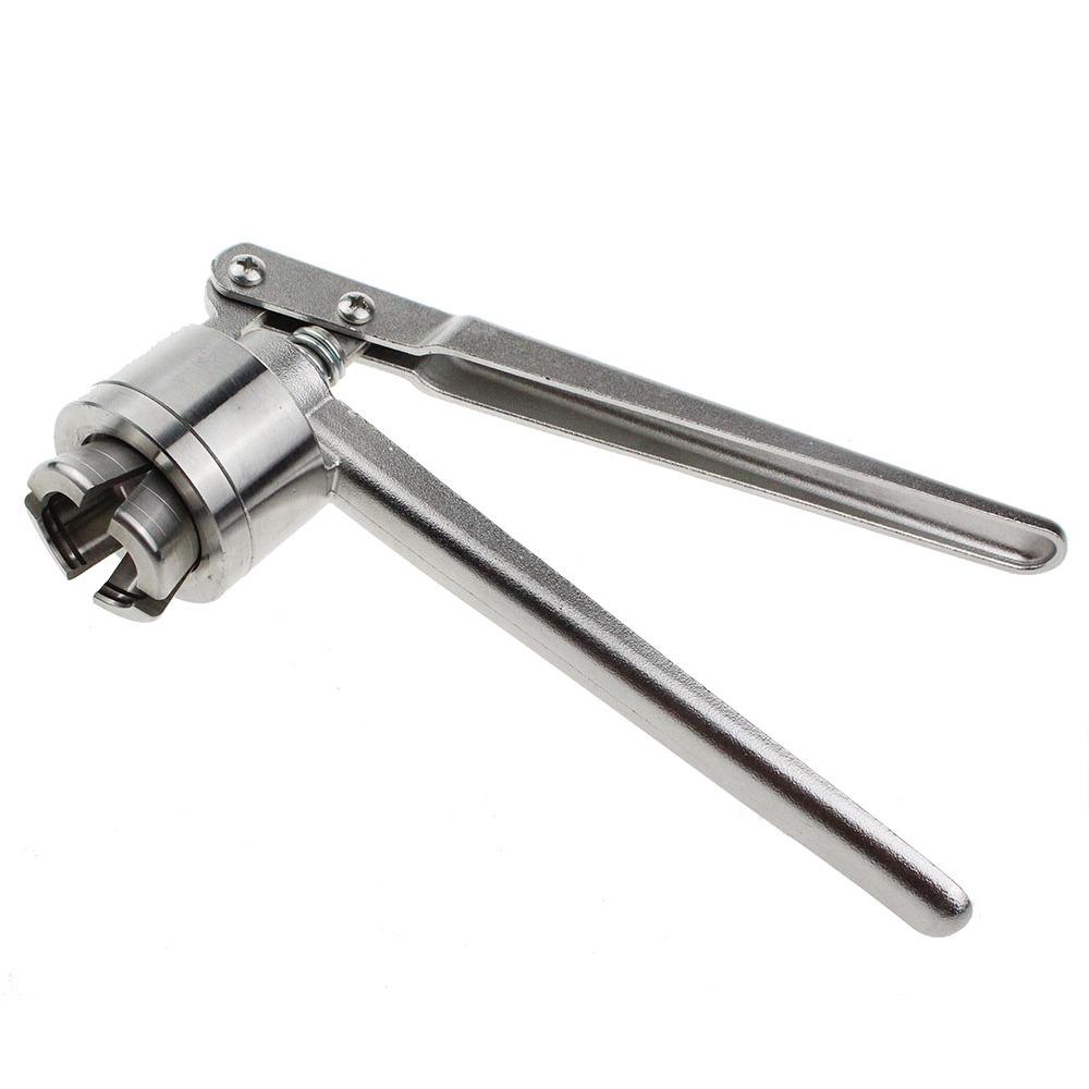 1Pc Stainless Steel Manual Vial Crimper Hand Sealing Machine For Crimping 20mm Flip Off Cap Bottle Clamp Pliers Capping Machine