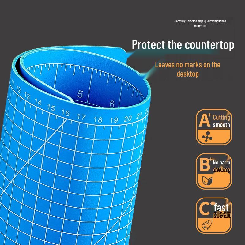 A4 Professional PVC Cutting Mat Board for Design & Engraving with Knife Scale