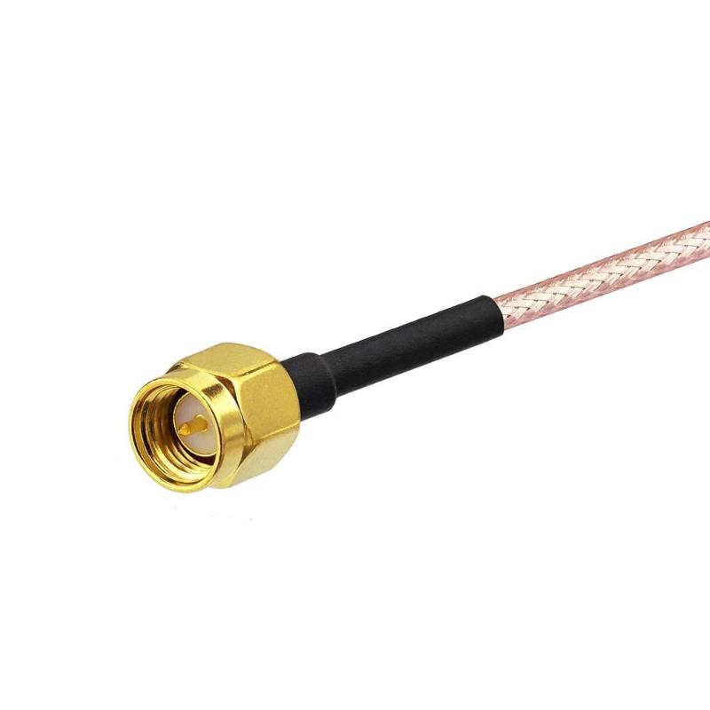 1Pcs Sma / Rp-Sma Male / Female Plug To Bnc Female With Nut Bulkhead Jack Extend Rg316 Rf Coaxial Cable Connector