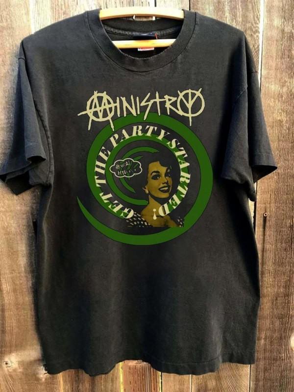 Ministry Moral Hygiene music tour concert short sleeve black color shirt KV39092 Unisex T-Shirt XXXL
