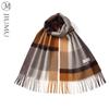 JIUMU Women's Autumn/Winter Plaid Wool Scarf