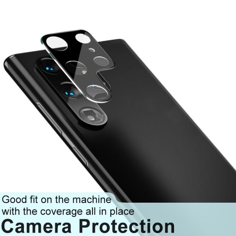 For Samsung Galaxy S22 Ultra 5G imak Integrated Rear Camera Lens Tempered Glass Film Black Version