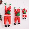 Christmas Pendant Decoration Ladder Santa Claus Climbing Rope Doll Single Multi-person Ladder Toy Gift