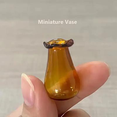 2 Pezzi Mini Vasi Baffi di Gatto Supporto per Baffi di Gatto in Vetro Vasi Floreali in Miniatura per Tenere Baffi di Gatto o Fiori Piccoli Decorazioni per la Casa