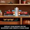 1068PCS Classic Steam Train Model Building Blocks Magical Train Station Bricks Creative Bookshelf Display Holiday Gift Kids Toys
