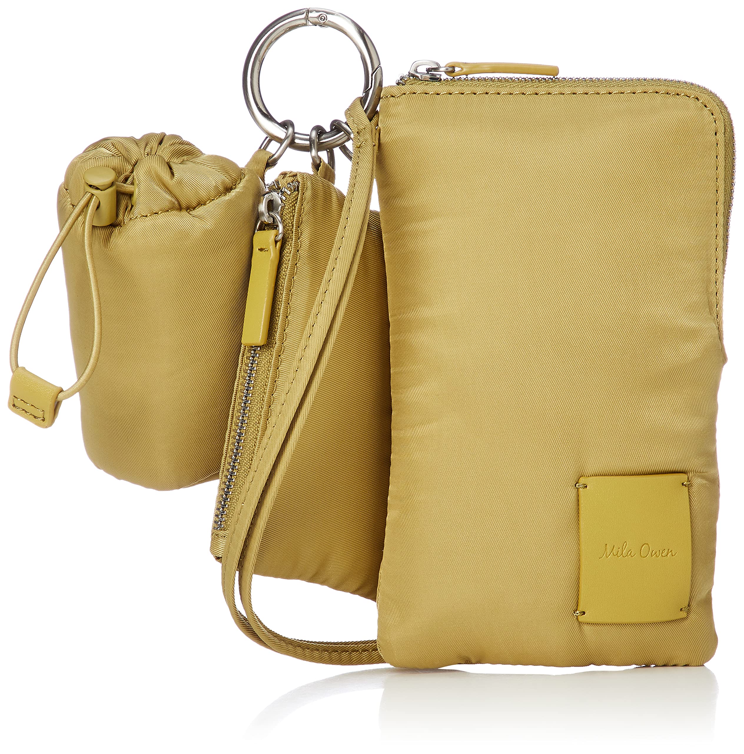 

Nylon Triple Pouch Bag 09WGB214529 YEL [Mila Owen] Women s