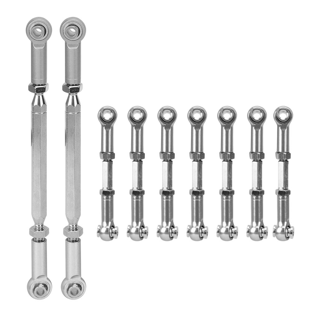 

9 pcs Aluminum Alloy Tie Rod Set for WL Toys 1Celsius10-K949 RC Car Toy Accessories