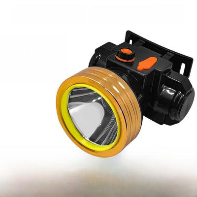 "Waterproof Rechargeable Headlamp: Super Bright LED with Long-Lasting Lithium Battery for Outdoor and Night Fishing, Fishing, and Mining."