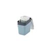 Lot de 4 Poubelles - READY TO COLLECT - CURVER - 2 x 10 L + 2 x 20 L - Blanc/Vert/Bleu/Gris