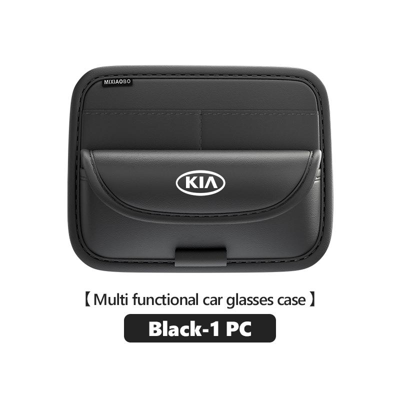 AABIU1 For KIA Car Sun Visor Eyeglasses Box Sunglasses Storage Card Holder Stinger Optima Cerato Soul Venga Forte Spectra Sedona