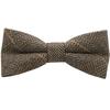 [Bowties.jp] Brown Herringbone Check Wool Bow Tie (Easy To Wear) Bd730