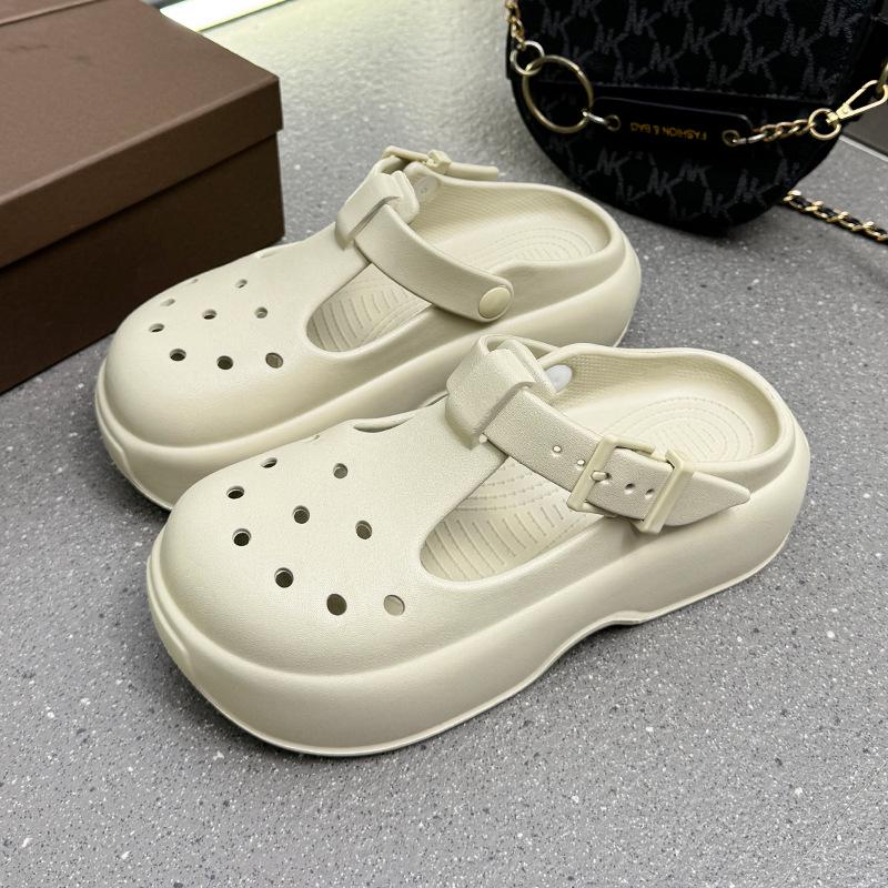 2025 Women's Non-slip EVA Thick-soled Slip-on Sandals & Slippers for Indoor/Outdoor Use