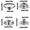 Fastener Kit For Boat Cover Canvas Fastener Press Weatherproof Stainless Steel Screw Press Stud Kit For Campers Travel Pontoon