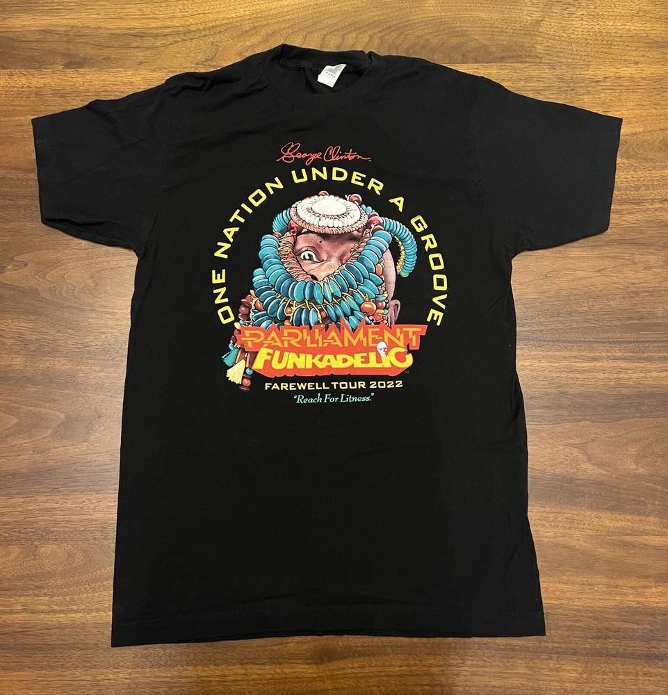 Футболка George Clinton Parliament Funkadelic прощальный тур 2022 BO1392 Унисекс L
