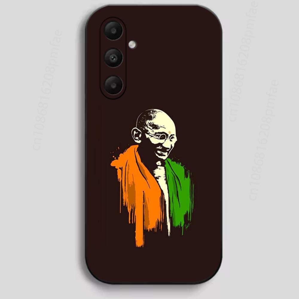 Mahatma Gandhi Phone Case For Samsung Galaxy A13,21s,22,31,32,40,52,71,A91 Soft Black Shell Samsung A42 5G