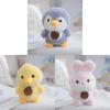 Plush Bunny Keychain With Soft Pp Cotton Filling For Kids And Collectors