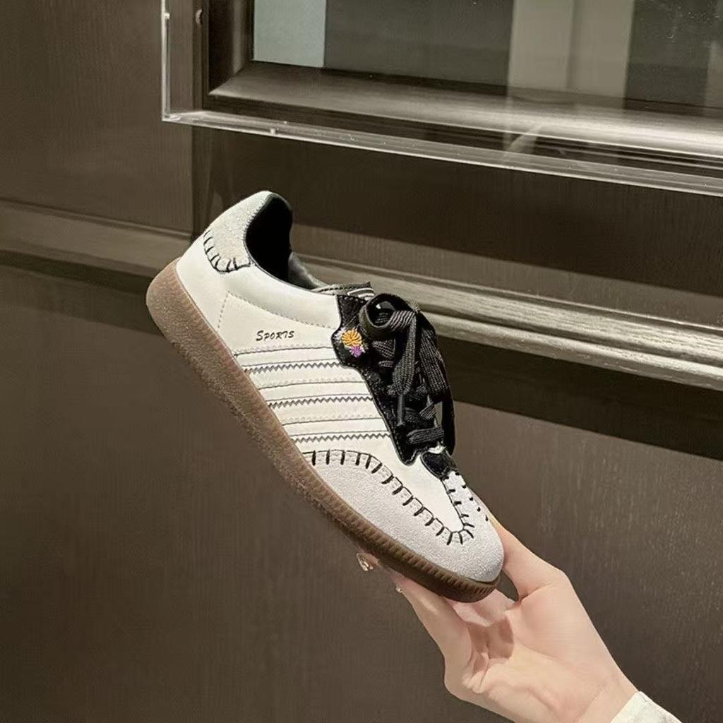 Autumn Casual Shoes New Retro Limited Stitching Forrest Gump Shoes Flat-soled German Training Shoes Low-top American Niche