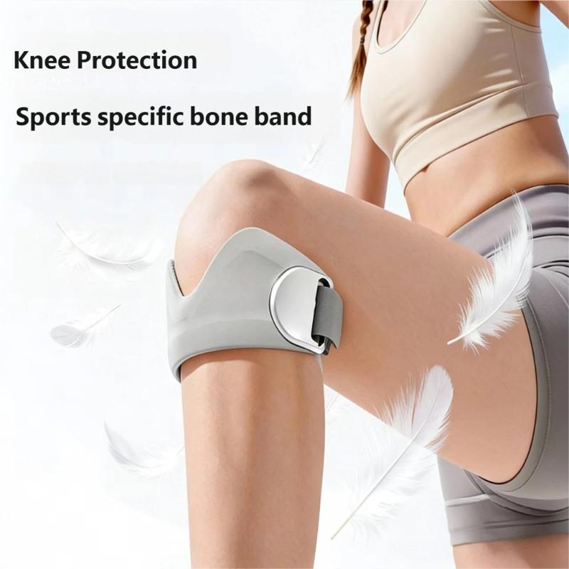 Soft Pressurize Sport Knee Wrap Adjustable Strap Cushions Pressure Knee Pad for Running Basketball And Gym Workouts