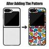 Colorful Leopard Love Heart Case For Samsung Z Flip 8 7 FE 6 5 4 Hybrid Leather Skin Hard PC Bumper Cover For Galaxy Z Flip8 Flip7 Flip6 Flip5