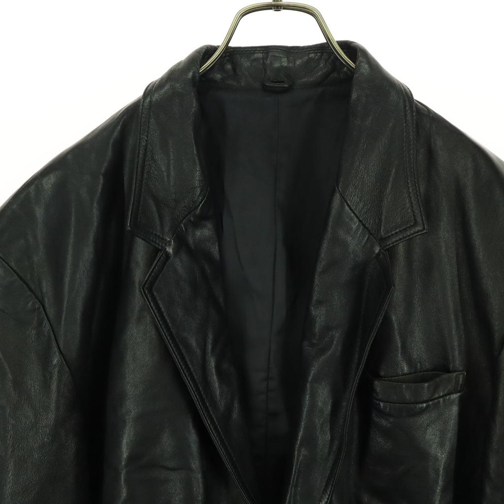 Long Sleeve Leather Jacket LL Black Sheep Leather Men's Used