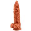 Sexy Bitter Gourd Stick Color Fake Penis Silicone Simulation Penis Masturbation Device for Men and Women Anal Expansion Anus Deep Sucker Anal Plug