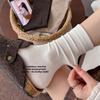 Winter and Autumn Wool Sock Without Bones - Trendy Children's Pure Color Multi-purpose Mid-calf Pile-up Socks for Postpartum Recovery