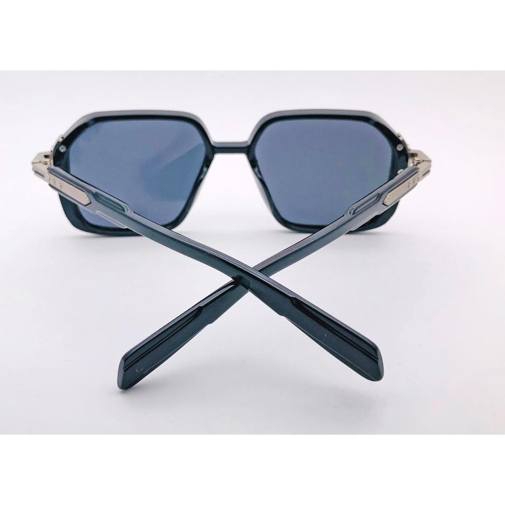 RSINC Lunettes de soleil de créateur unisexes Protection UV Carré Vintage Noir Noir KH-2307 B0DKT1KQCF