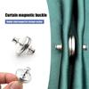 Drape Magnetic Tiebacks Invisible Curtain Magnetic Buckle with Back Nailed Curtain Magnet Double Sided Holdback Fixed Button