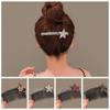 Teeth Invisible Extra Hair Holder Acrylic Broken Hair Comb Sweet Rhinestone Star Hair Comb  Girls
