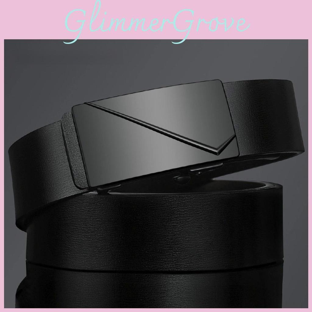 Fashionable Alloy Buckle Belt In Black With Geometric Details For Everyday Use