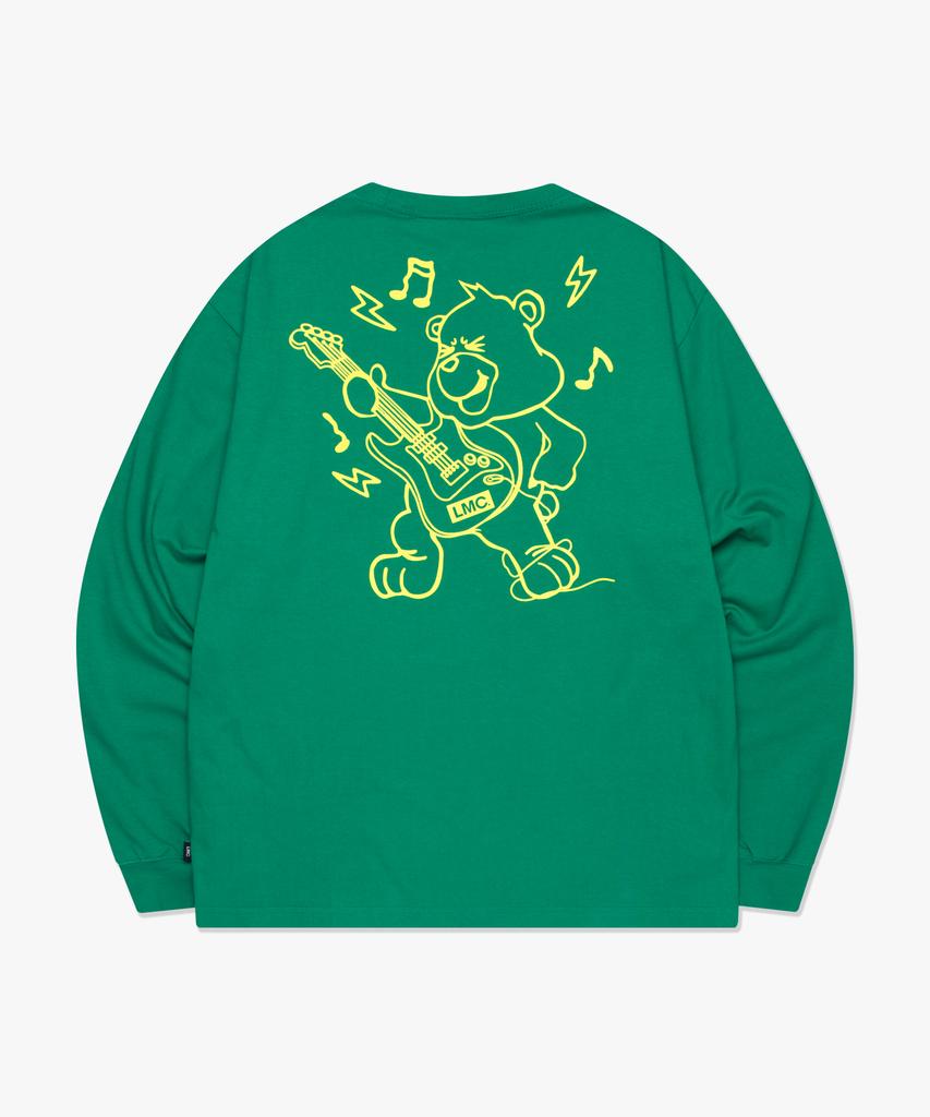 LMC Punk Bear Long Slv Tee Green