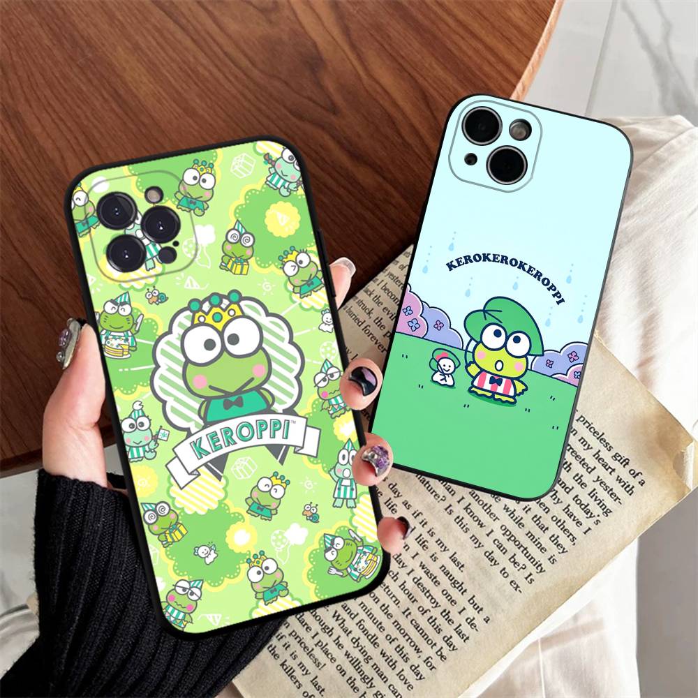 Cute Cartoon K-Keroppis For Iphone 17 16 15 14 11 12 13 Pro Max Plus Case Cute Art Phone Cover