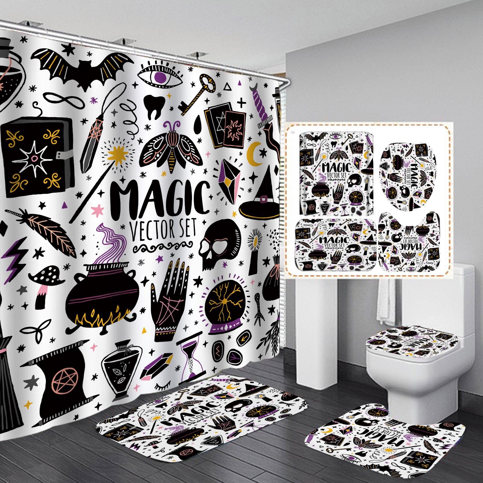 

JINRUN утолщенная водонепроницаемая занавеска для ванной комнаты, устойчивая к плесени, занавеска для душа, занавеска для душевой перегородки, занавеска для душа, занавеска для ванной комнаты, бесплатная перфорация 90x180