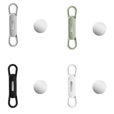 4Pcs Magnetic Pen Holder Silicones Pen Holder for Desk, Refrigerator, Whiteboards, Office Desk Marker Holder