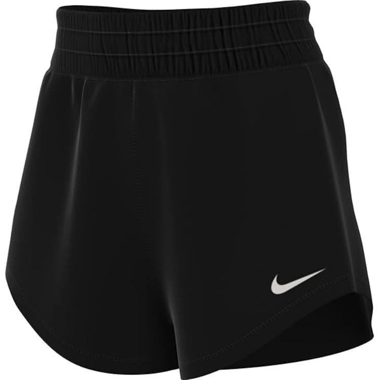 

Nike Короткие женские шорты с высокой талией 3 дюйма, черные DX6014-010 XS