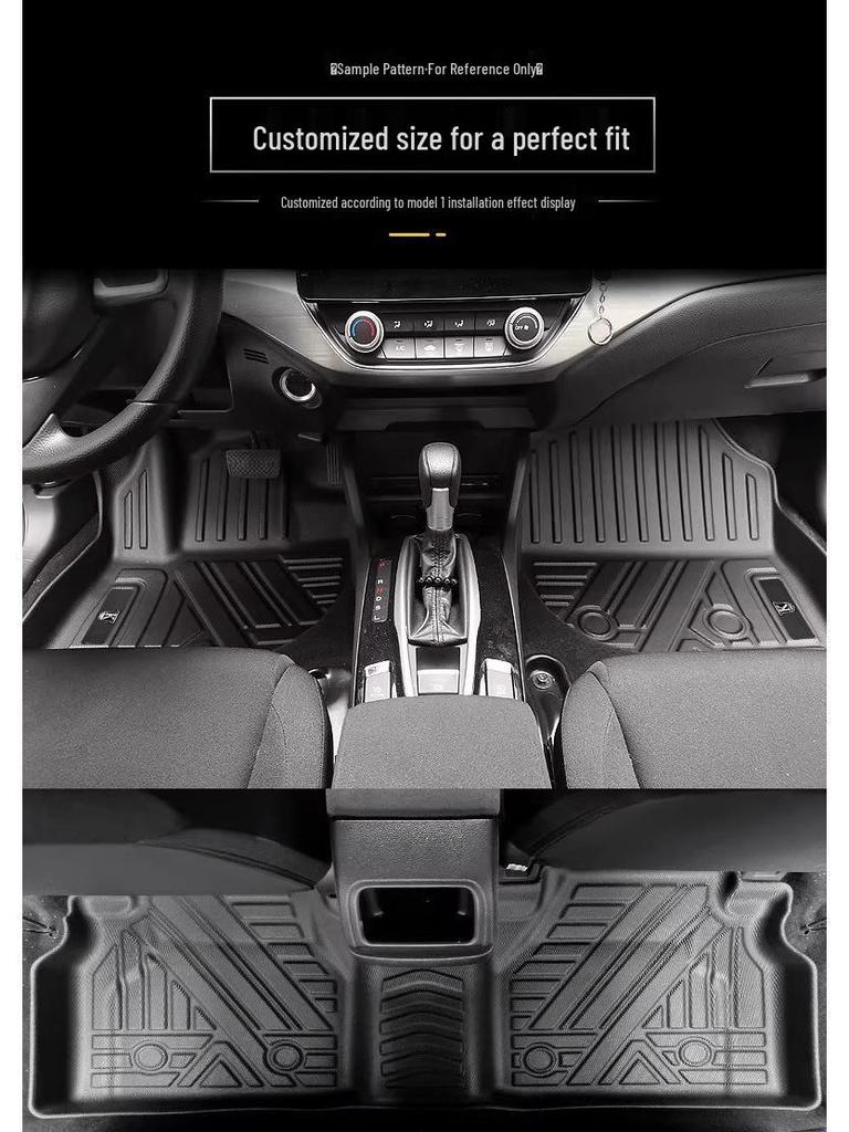 Floor Mats for 25-Year-Old MG ZS Hybrid LHD: Eco-friendly, Odorless, Waterproof, Wear-resistant, and Non-slip.