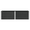Raised Garden Bed Black 200 X 100 X 54 Cm