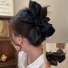 Cloud Bubble Extra Large Bow Hair Clip - High-End 2025 Claw for Women