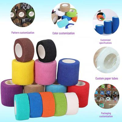 Self-Adhesive Non-Woven Elastic Bandage for Fingers & Knees - Pet-Friendly Knee Pad