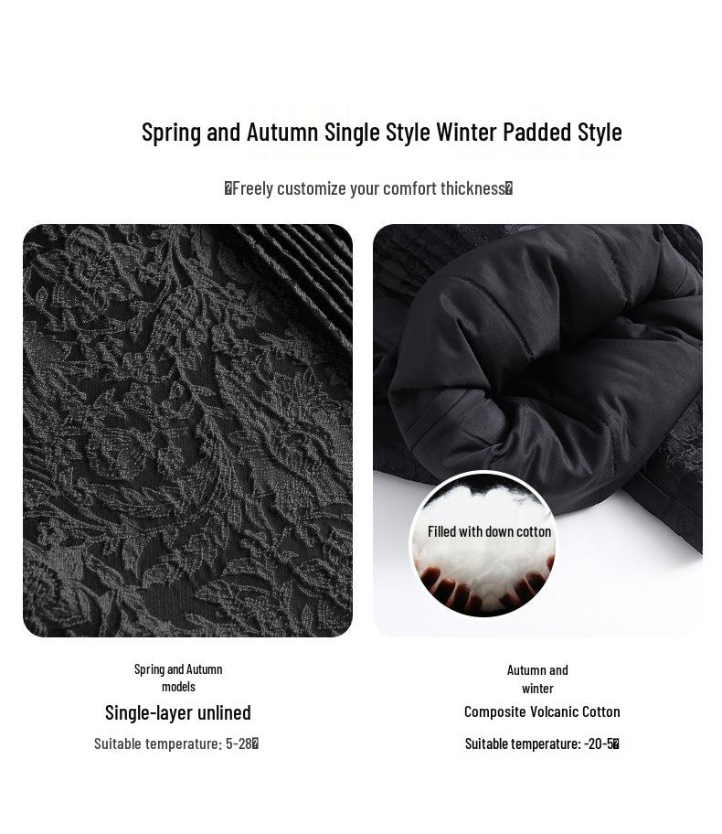 Warm Quilted Cocoon Pants for Middle-Aged Women - Chinese Style, Age-Reducing, Autumn/Winter Cotton, Loose Fit, Casual Tulip Design